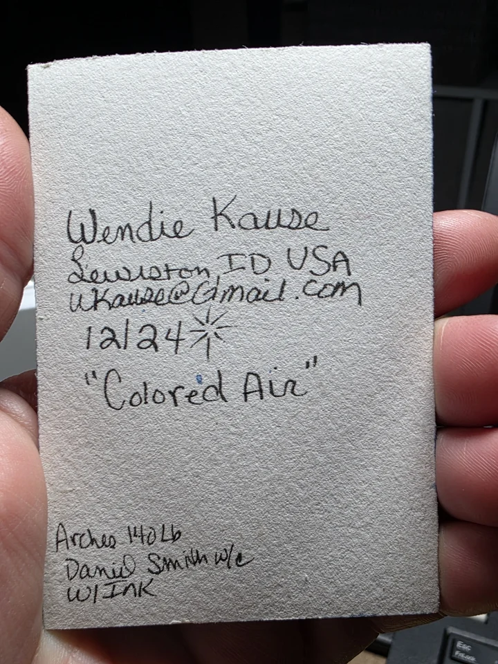 ACEO - Original - Colored Air product image (2)