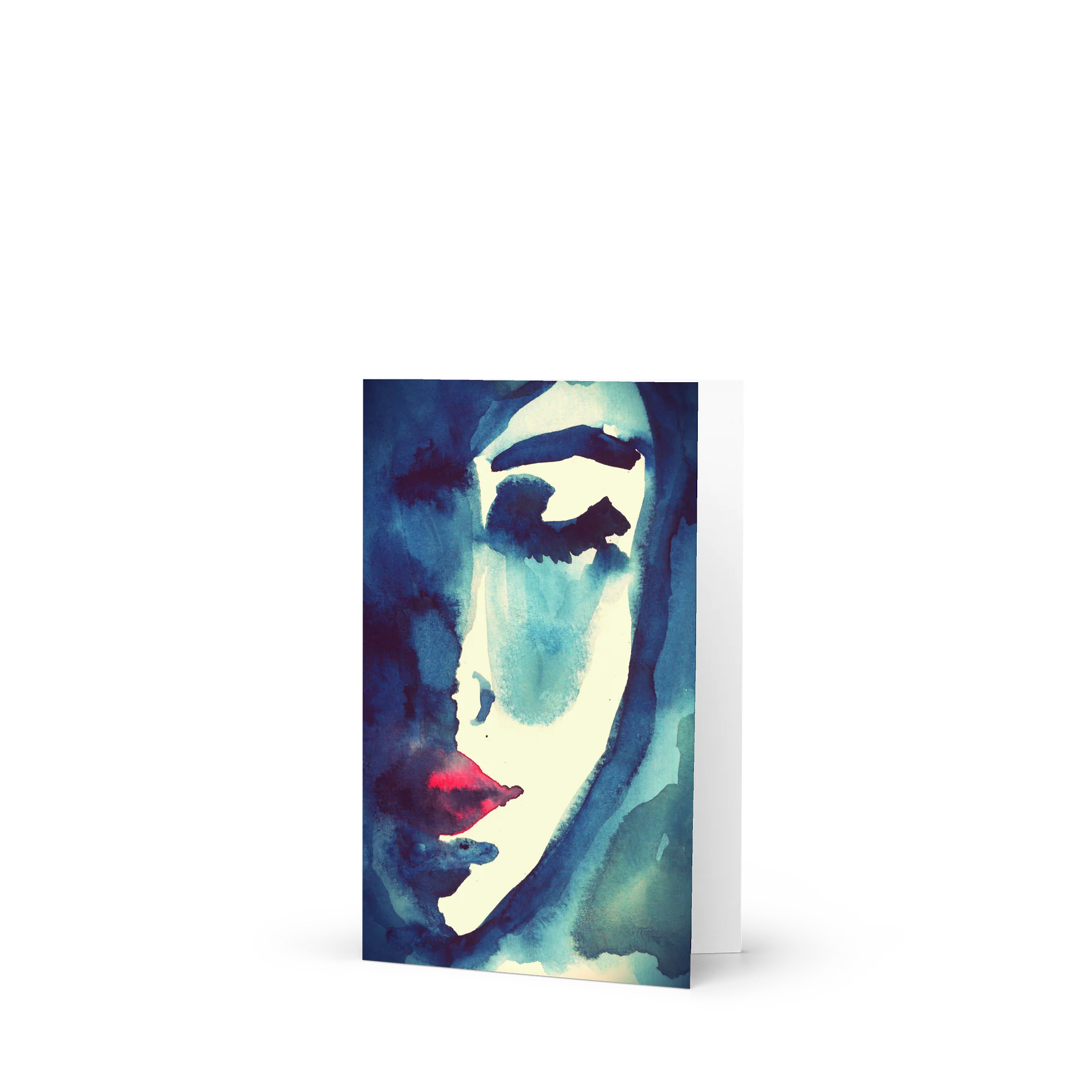 Shade — Watercolor Portrait Greeting Card product image (1)