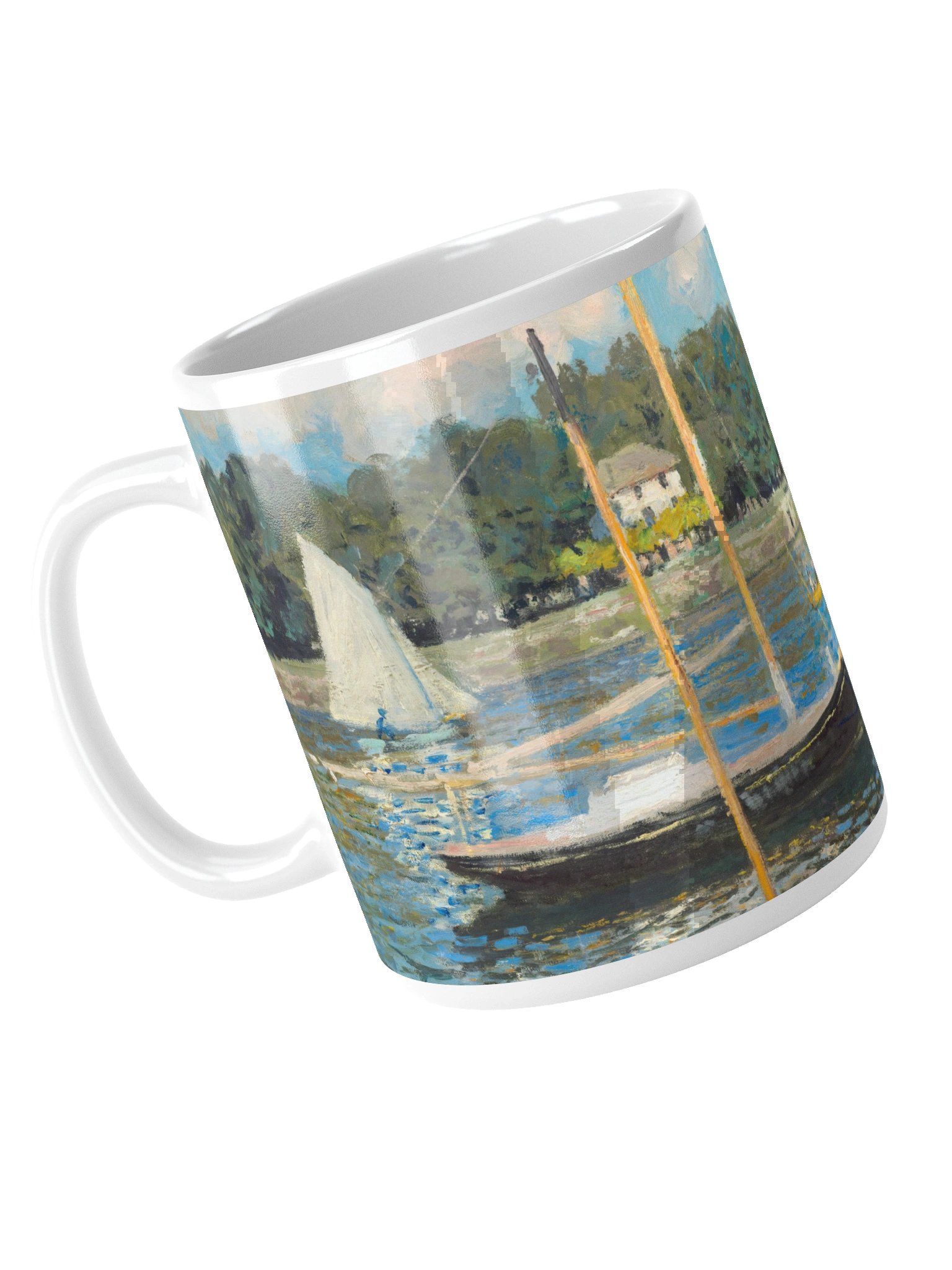 The Bridge at Argenteuil (Claude Monet) Mug product image (6)
