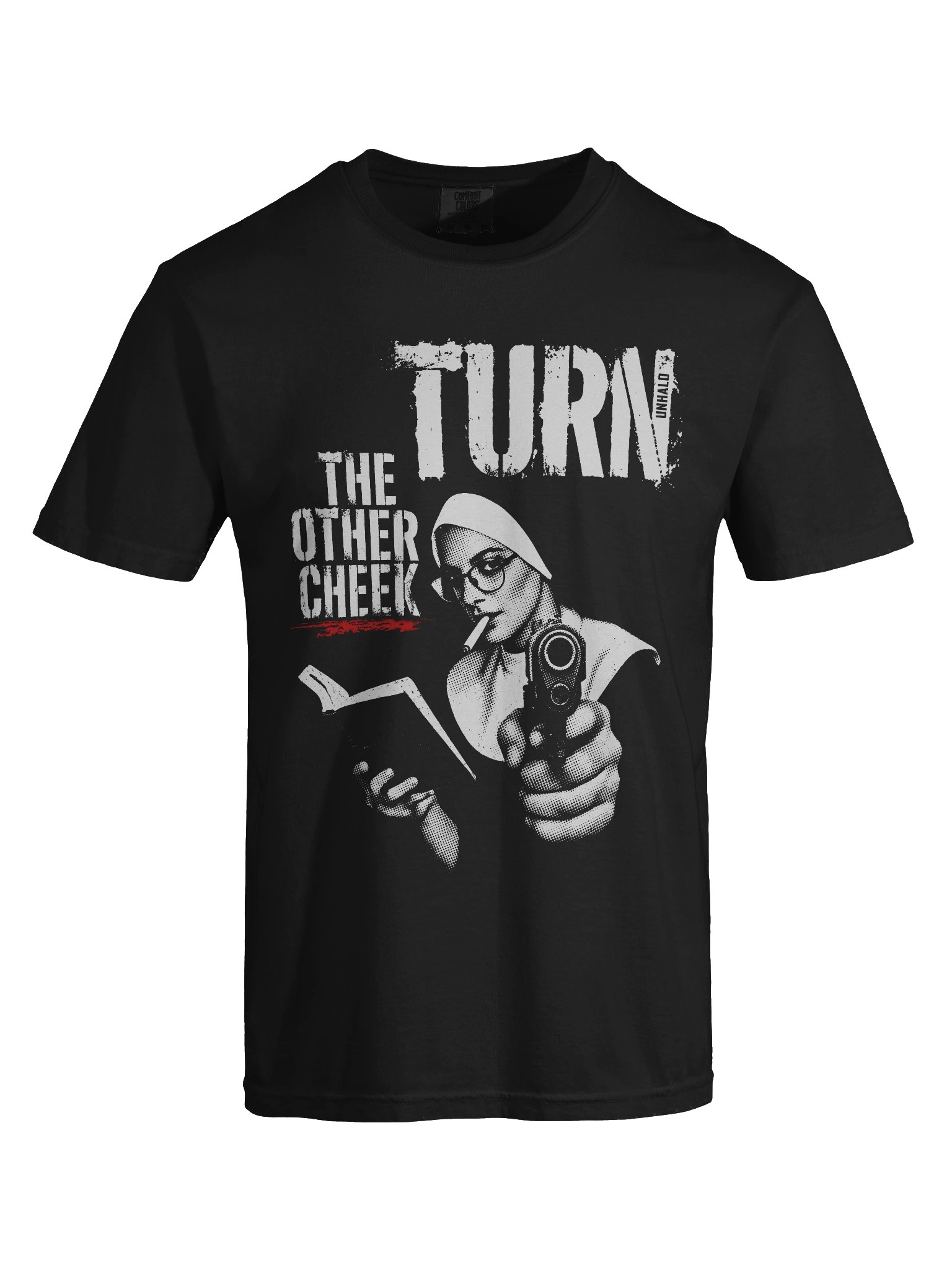 Turn the other cheek // Heavyweight Vintage Graphic Tee product image (6)