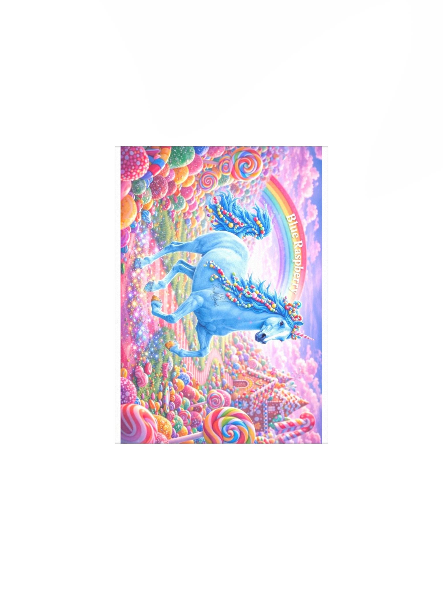 Blue Raspberry — Foodie Unicorn Poster product image (1)