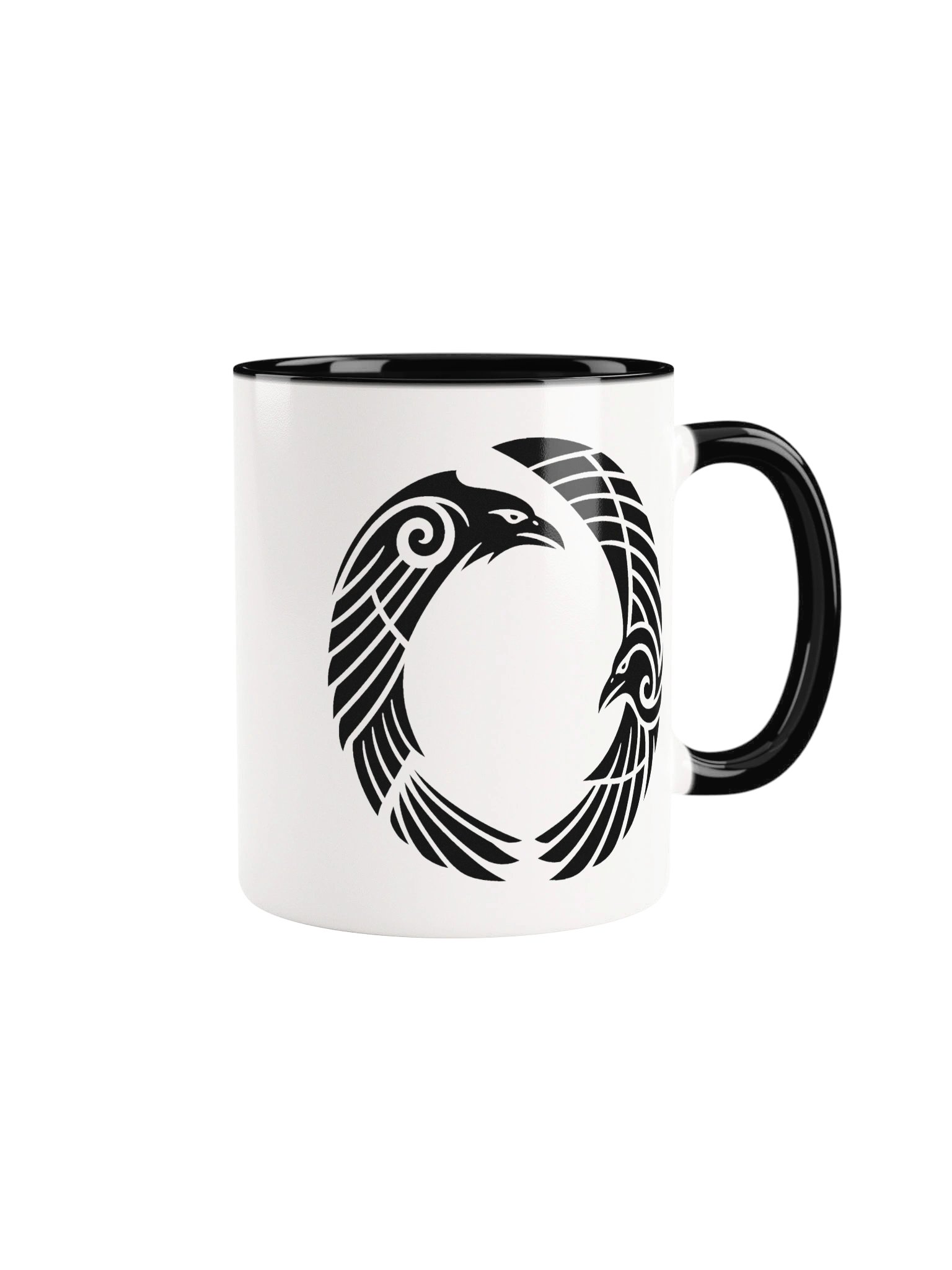 SEIDRA — Raven Mug (Black + White) product image (2)