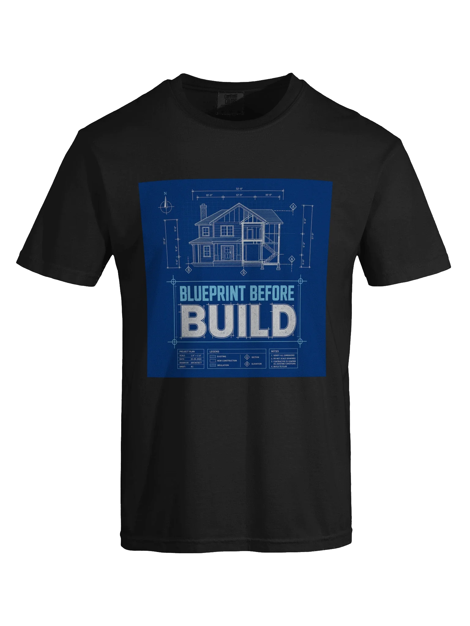 Blueprint Before Build Tee — view 5