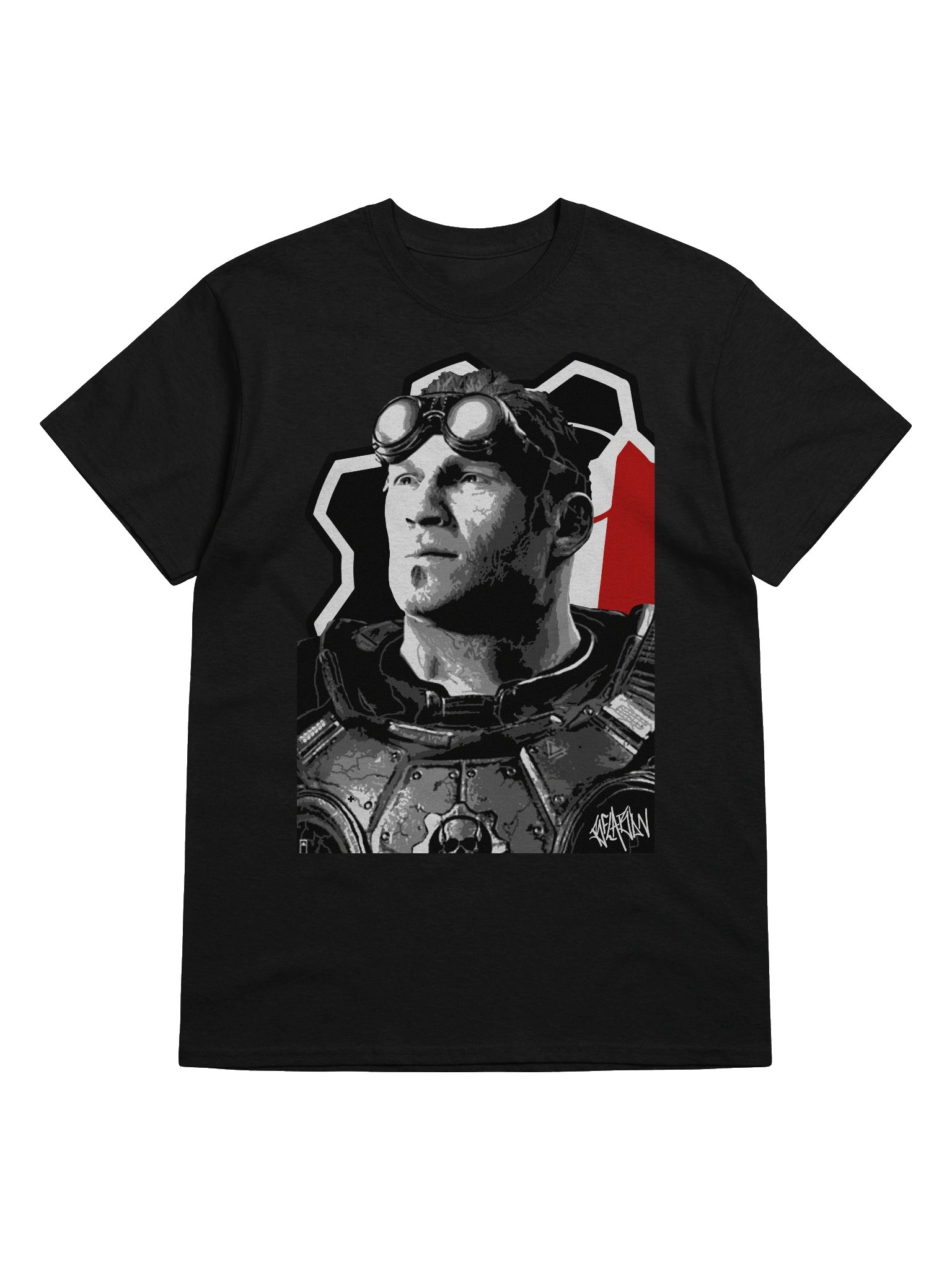 Baird painting tee (BLACK) product image (5)