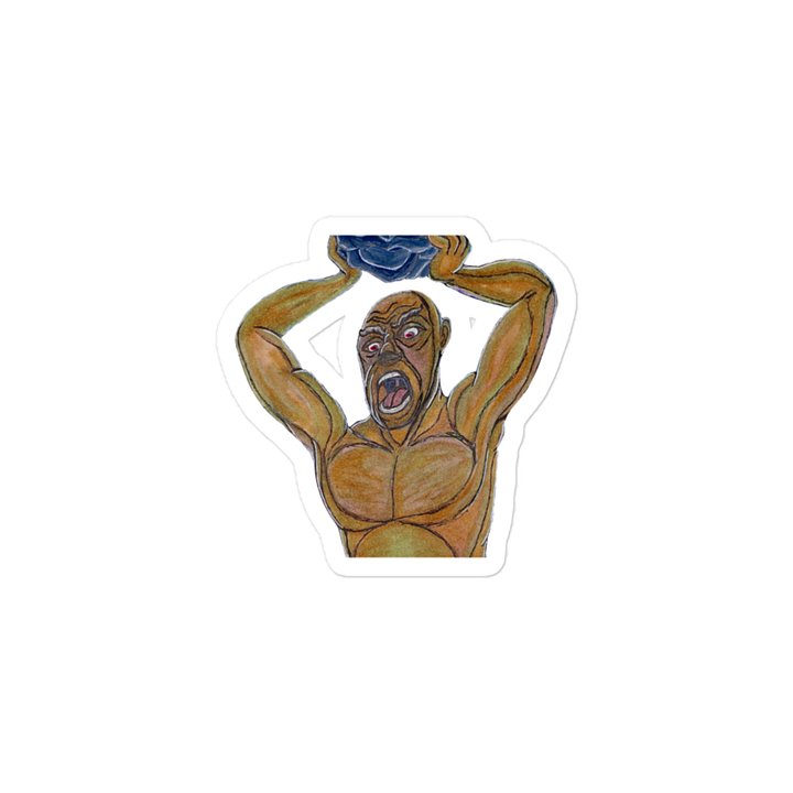 Rust Rock Smash Sticker product image (1)
