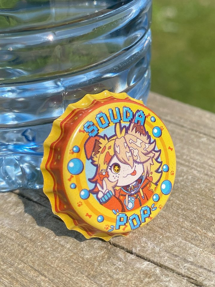 Souda Anzu Bottle Cap Pin product image (1)