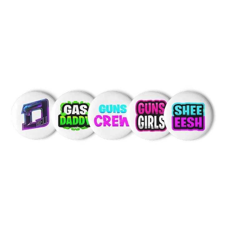 GunsCrew Assorted Button Pins product image (1)