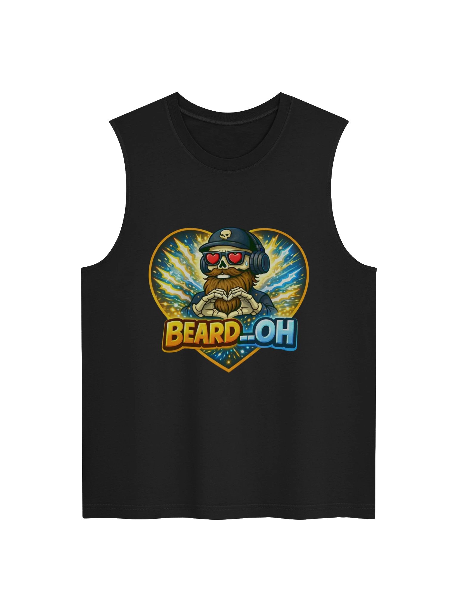Beard__Oh Heart Logo Muscle Tank product image (1)