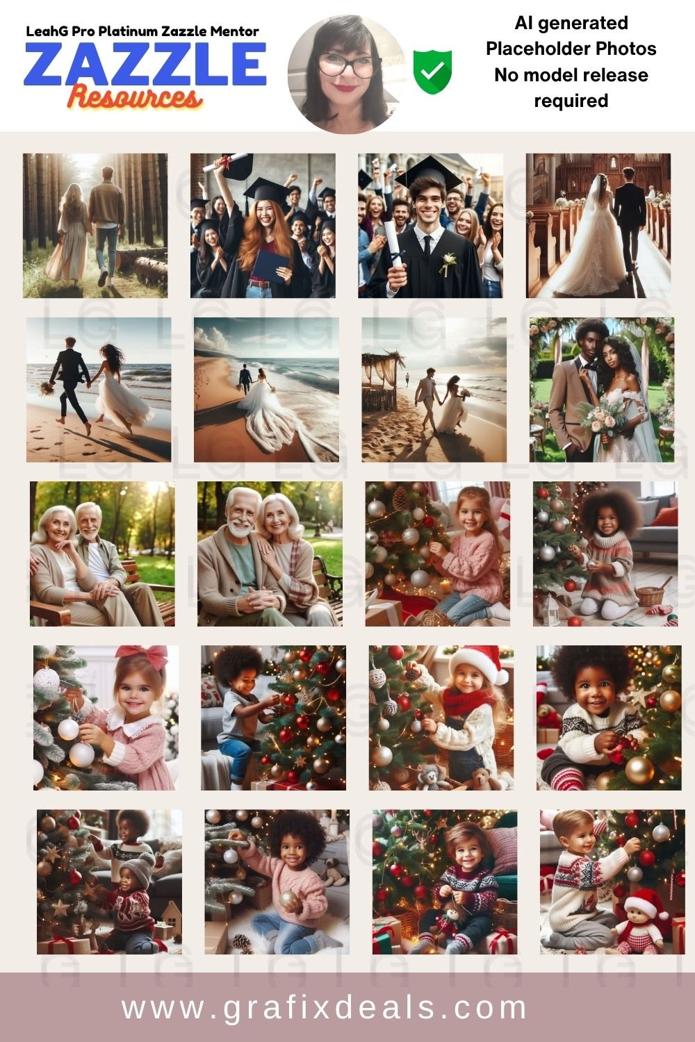 Zazzle Resources - People Placeholder Photos AI product image (3)