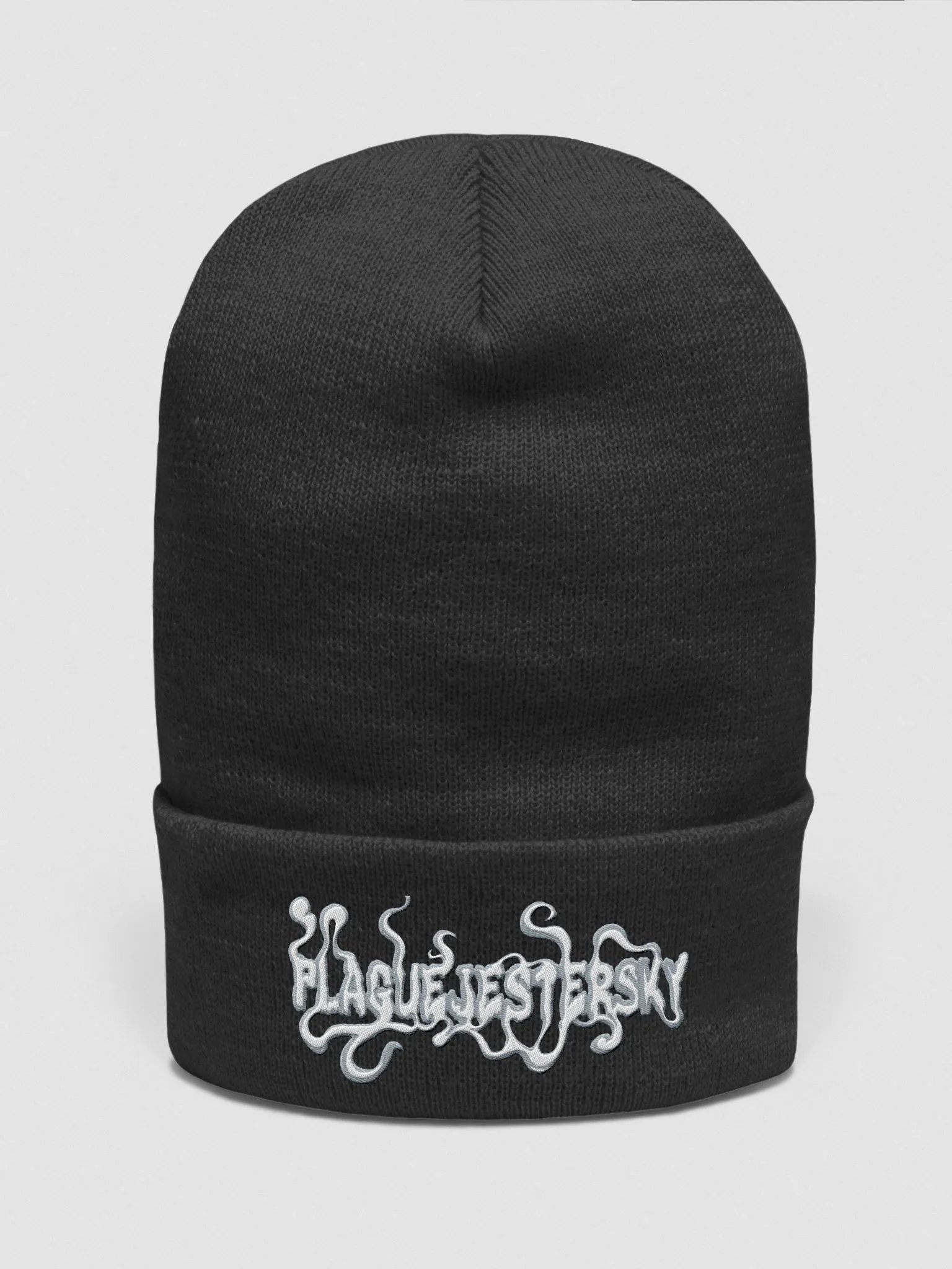 PLAGUEJESTERSKY SMOKE LOGO BEANIE product image (1)