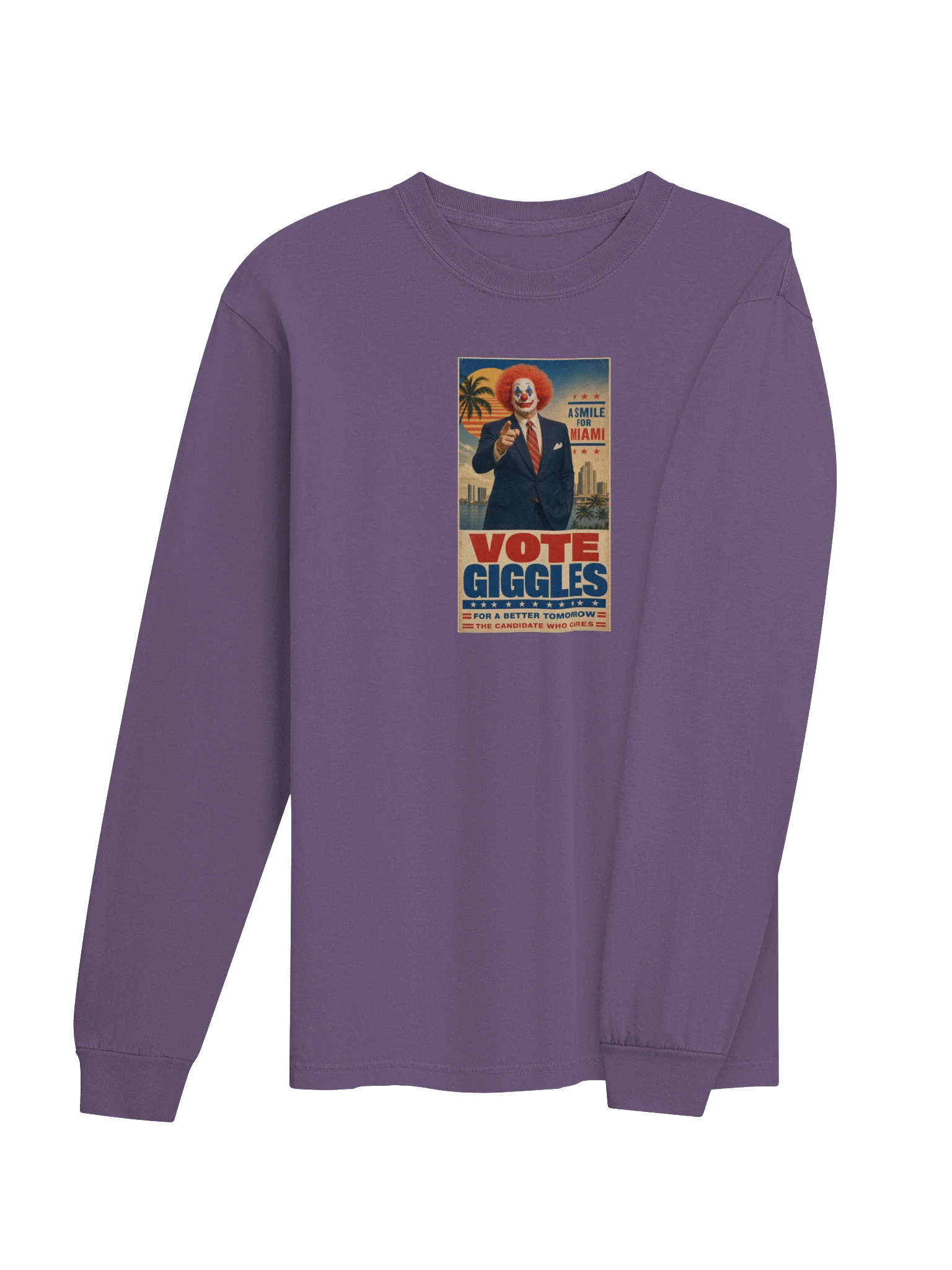 Vote Giggles Long Sleeve T-Shirt product image (4)