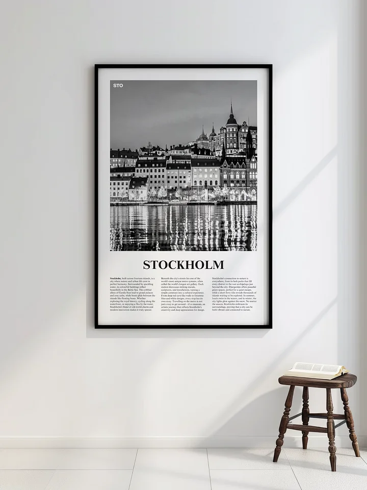 Stockholm 04 Newspaper Poster product image (2)