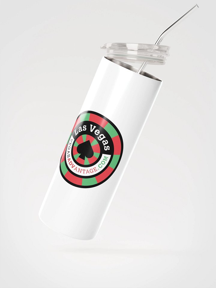 Vegas Advantage Stainless Steel Tumbler (White) product image (2)
