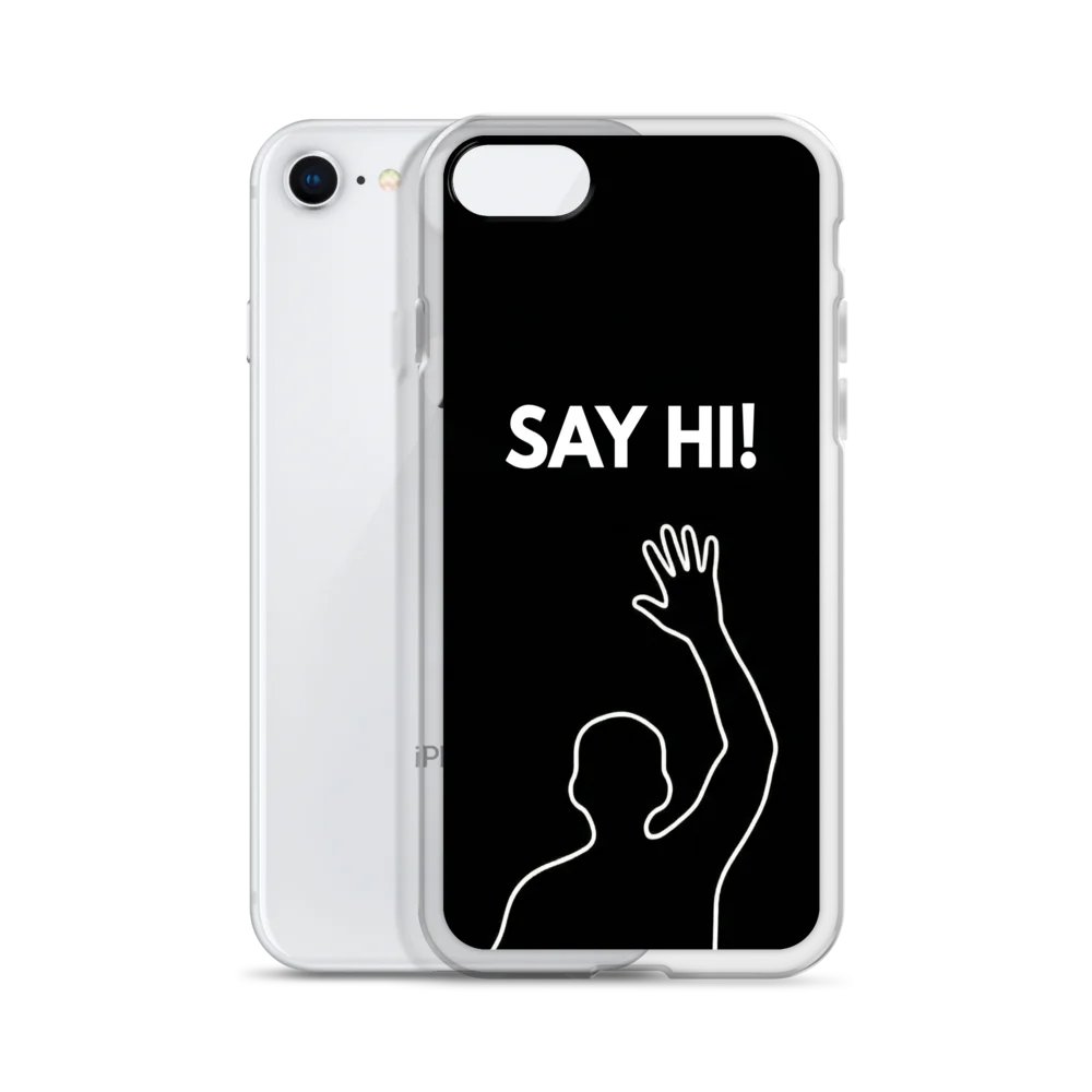 VIRAL Silhouette "Say Hi!" iPhone Case | Iconic Immersive Interactive Dance Workout Protective Phone Cover product image (2)