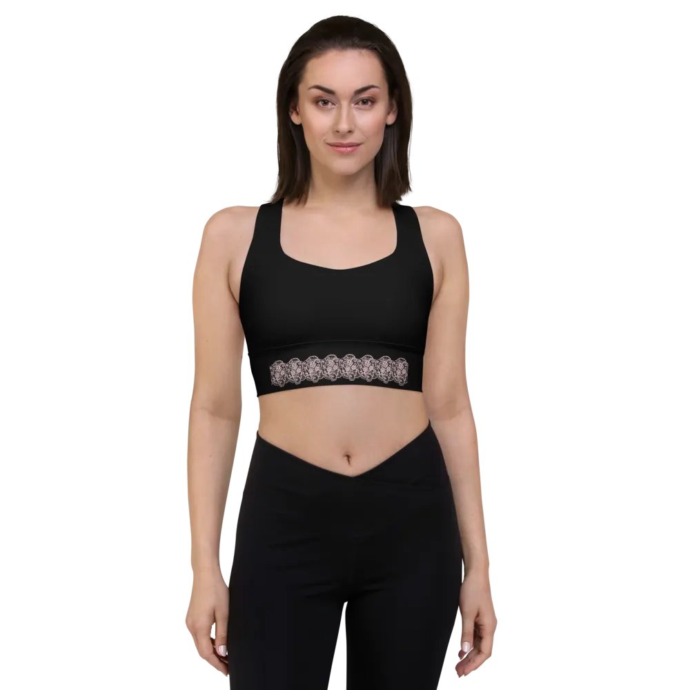 Lace Pink Premium Sportswear Longline Sports product image (1)
