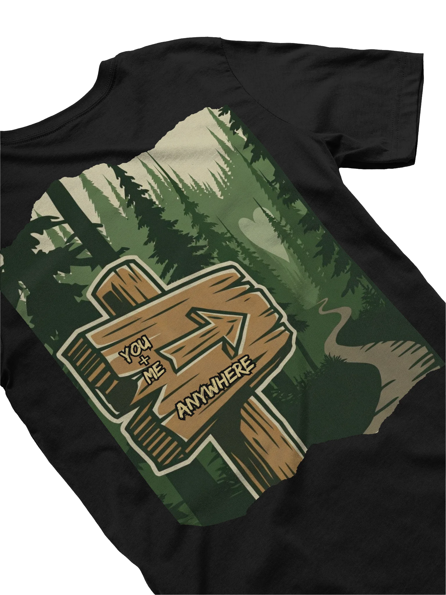 You + Me Anywhere – Northwoods Trail Sign Tee product image (3)