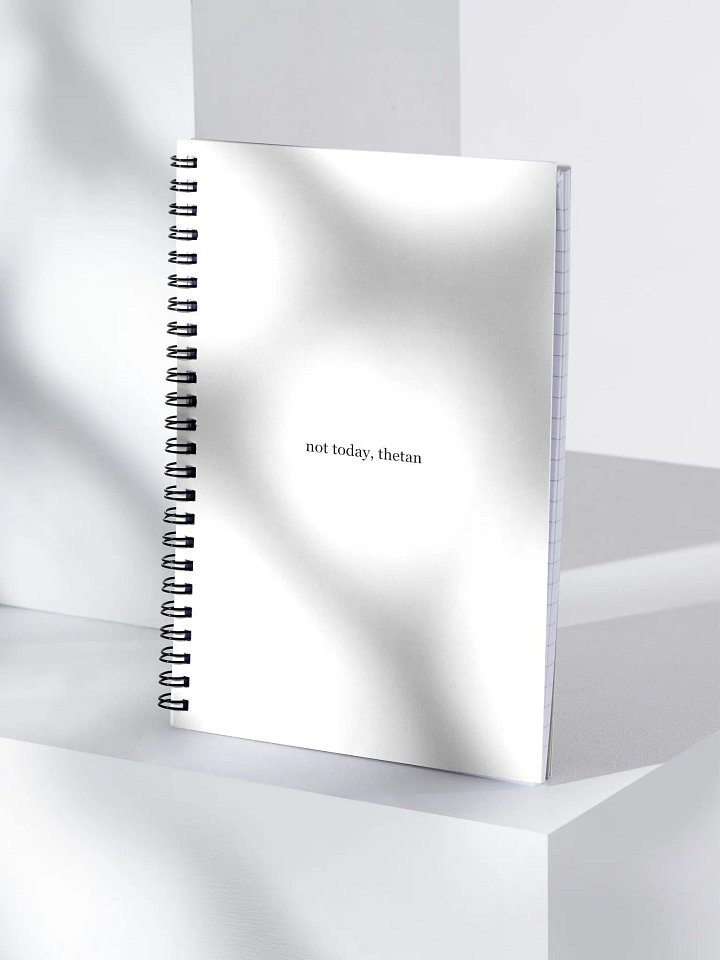 Not today, thetan - Notebook product image (1)