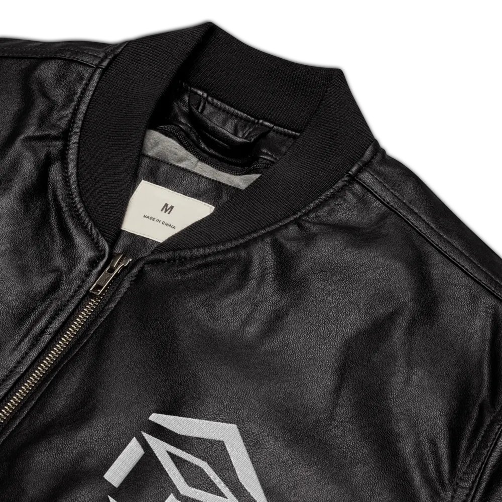 TET Leather Bomber Jacket product image (12)
