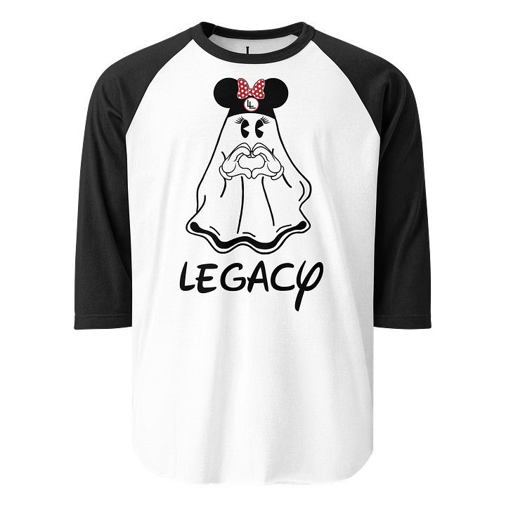 Disnerd Susie Spooks Raglan | White/Red product image (1)