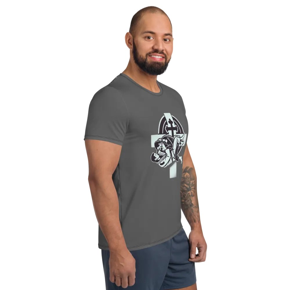 Grapple for God Athletic T-Shirt (BJJ) product image (4)