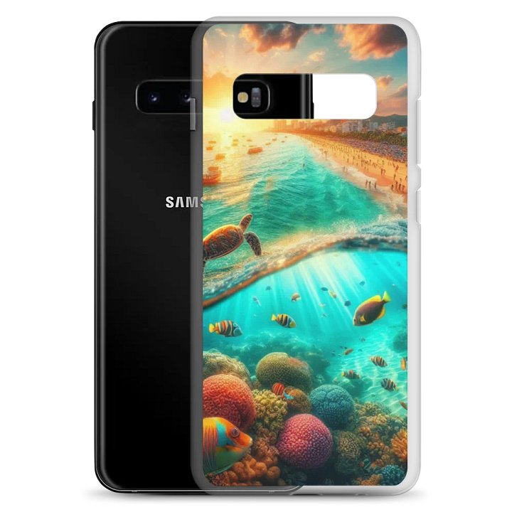 Sunset Seascape Samsung® Case | AI Design underwater beauty of the sea beach product image (20)