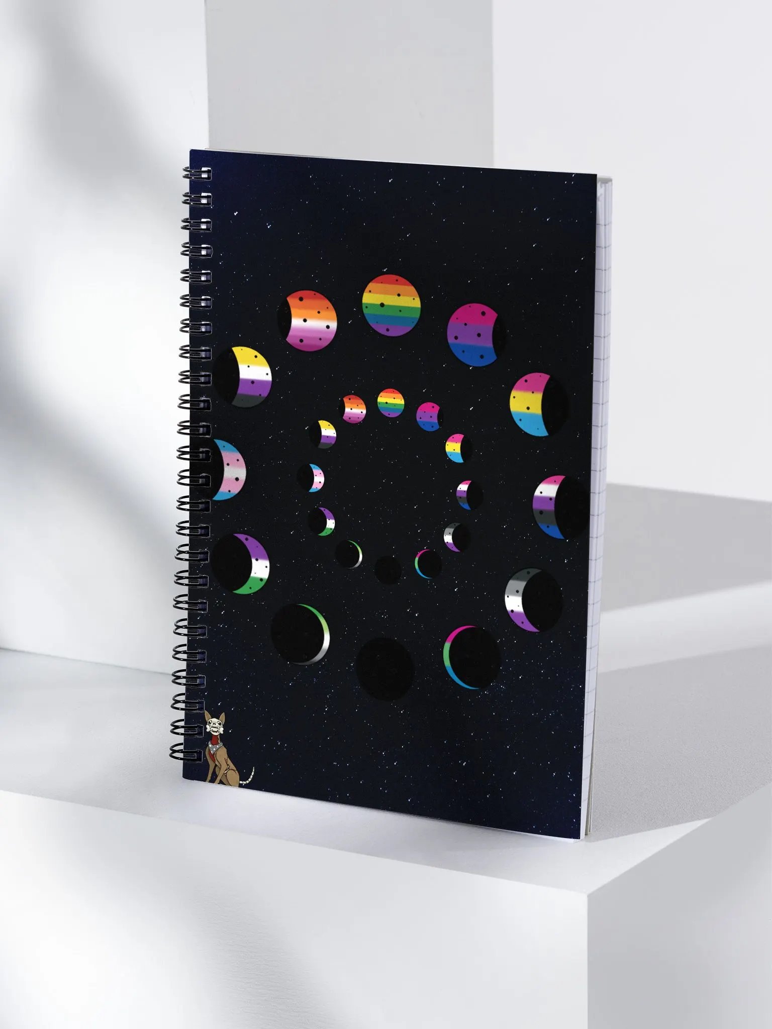 Pride Moon Phases Notebook product image (3)