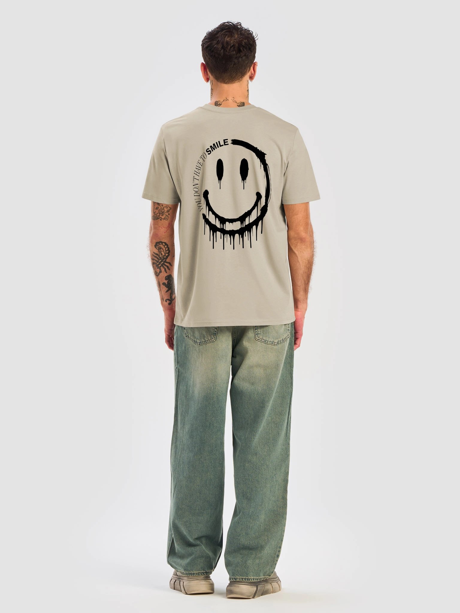 SMILE Organic Ribbed Crew-Neck T-Shirt product image (8)