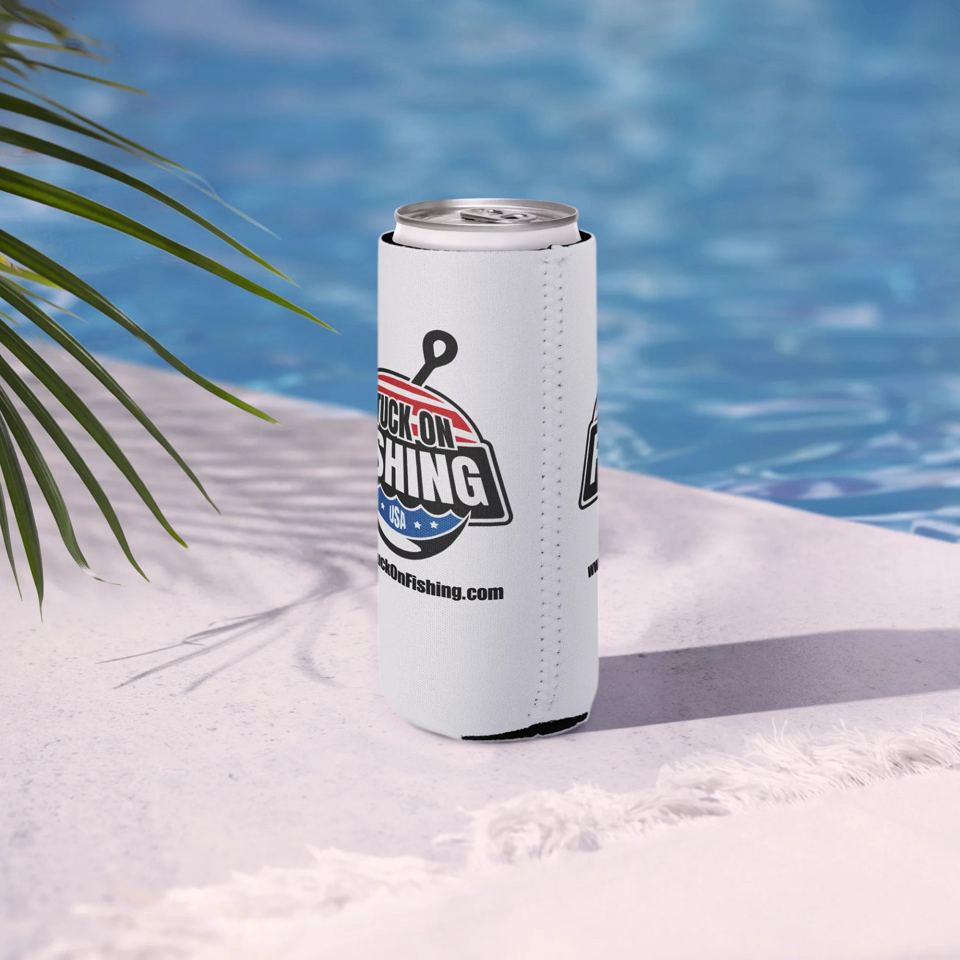 Stuck On Fishing Koozie product image (1)