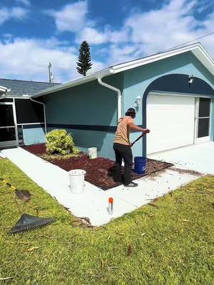 Landscaping is hot, dirty, exhausting, and some days straight-up bullshit 😂🌱… but I wouldn’t trade it for anything. I really do love what I do. 💪🔥#GrassKing #LawnTransformation #Landscaping #LandscapingLife 