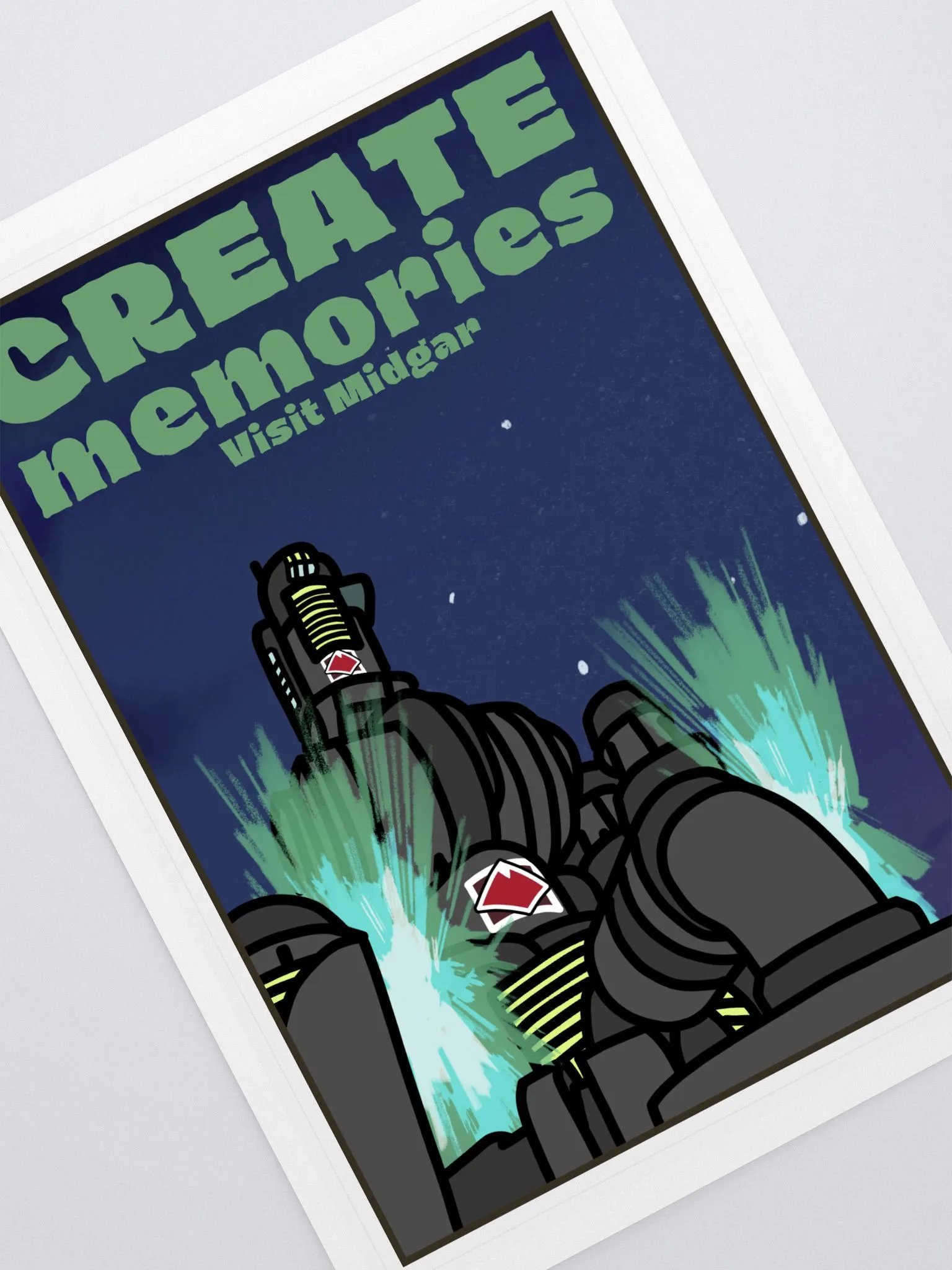 Midgar Memories Sticker Sheet product image (1)