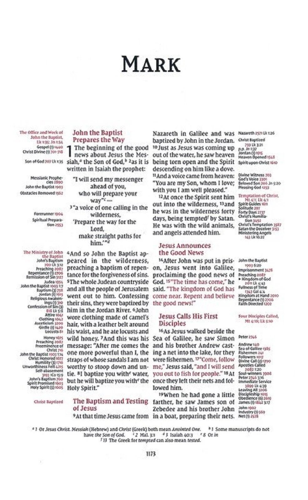 NIV, Handy Size, Thompson Chain-Reference Bible (Burgundy Leathersoft, Revised and Updated) product image (4)