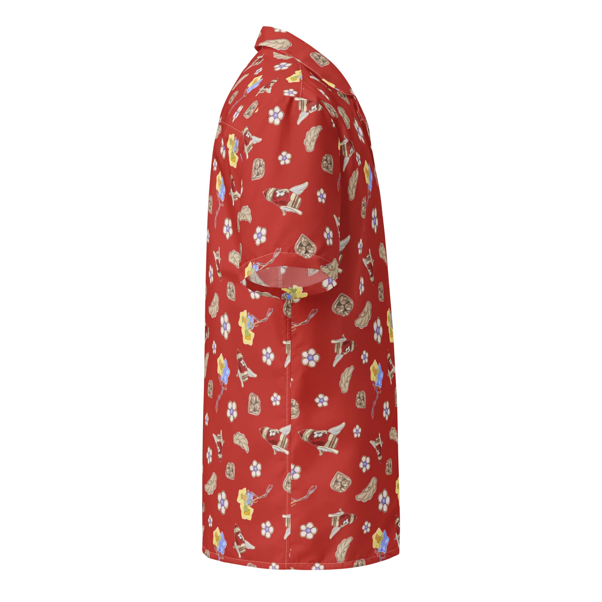 Tribbie Pattern Button Down Shirt product image (5)