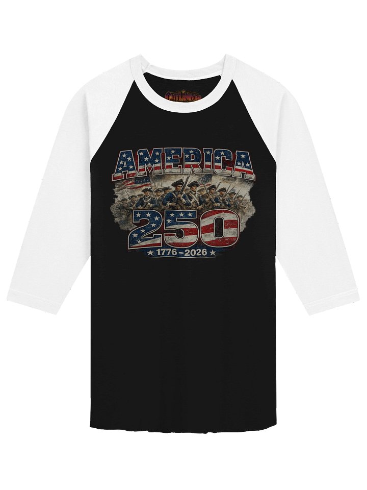 AMERICA 250 Raglan T-Shirt product image (3)