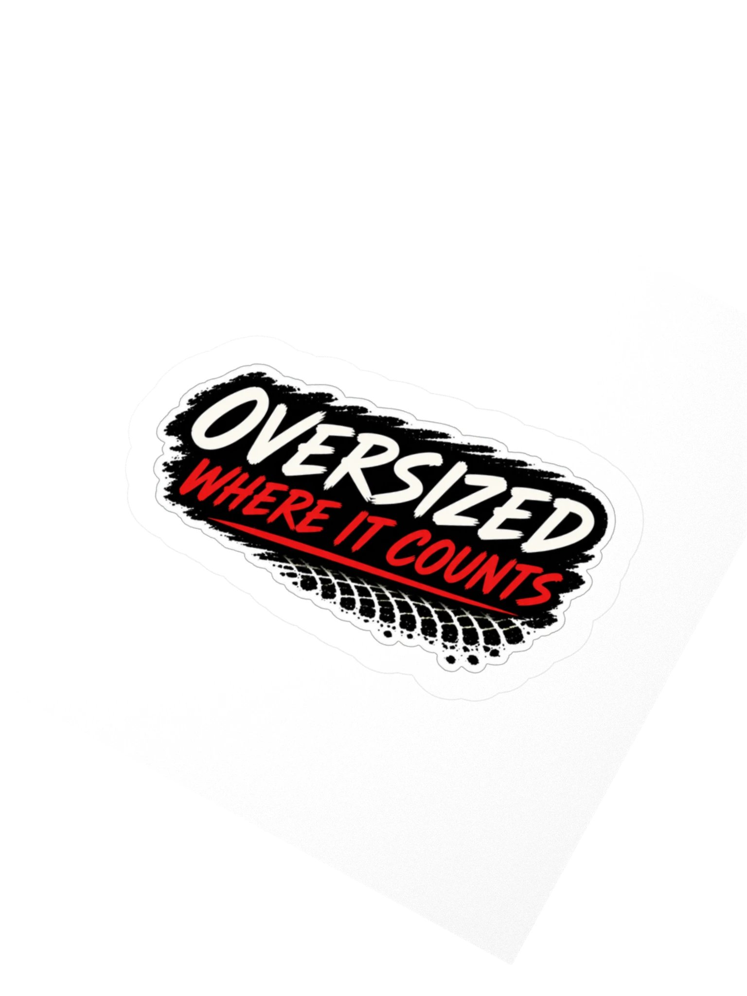 Oversized Where It Counts Sticker product image (2)