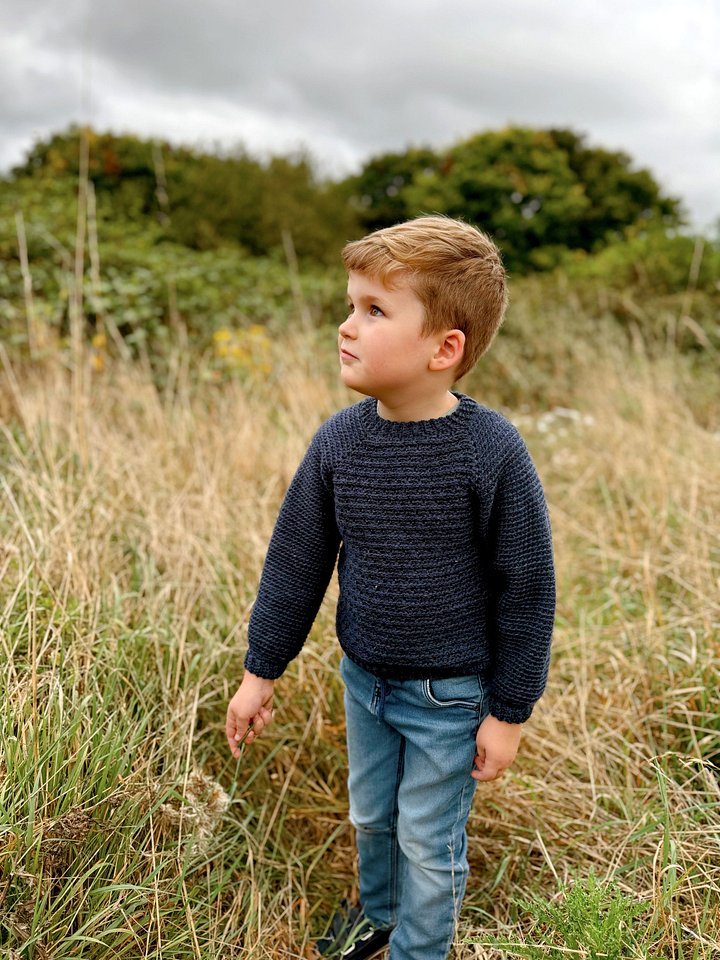 Mystical Sweater/Easy Raglan Child Crochet Pattern product image (1)