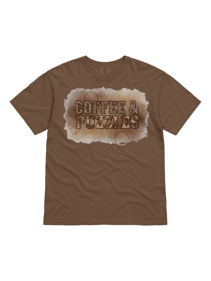 Coffee & Puzzles Rustic T-Shirt product image (2)