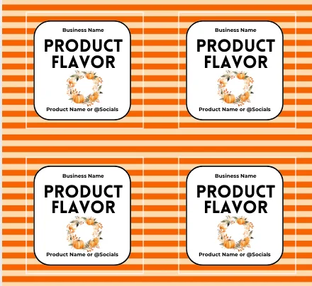 Golden Leaf Delight Template Bundle product image (4)