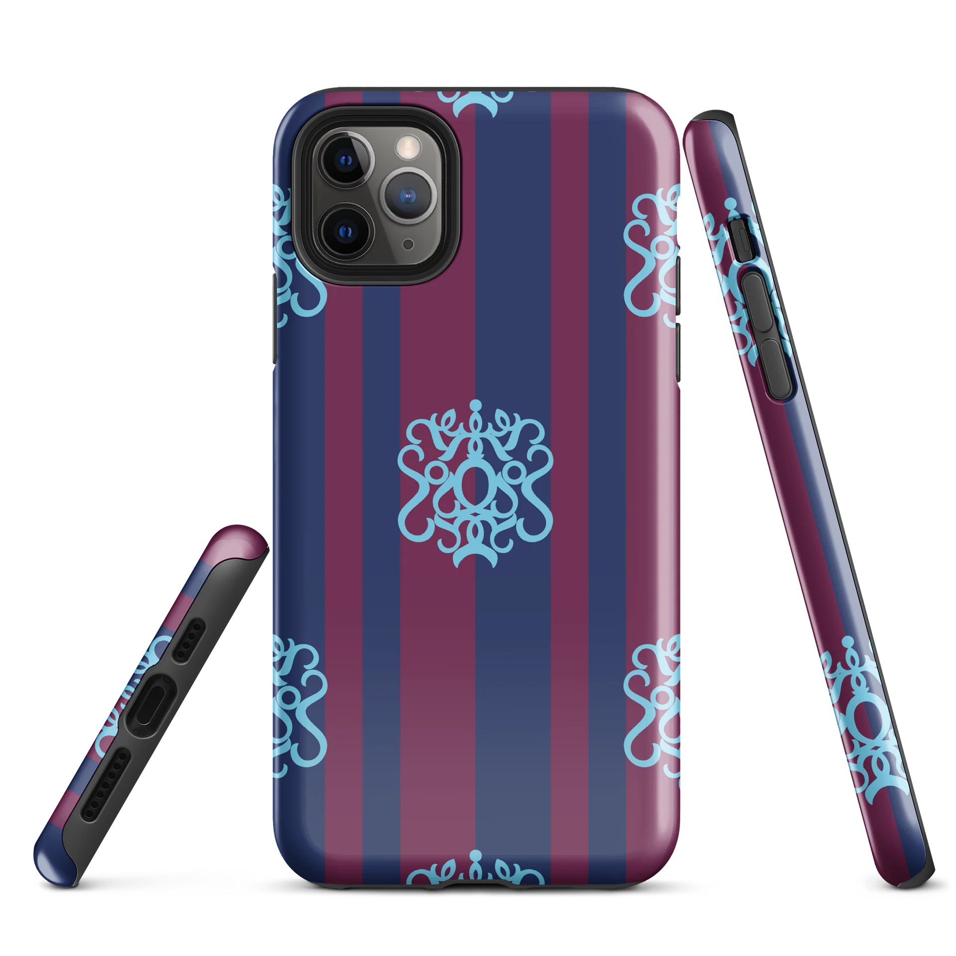 Maroon Navy Flirty Academic iPhone® Case product image (2)