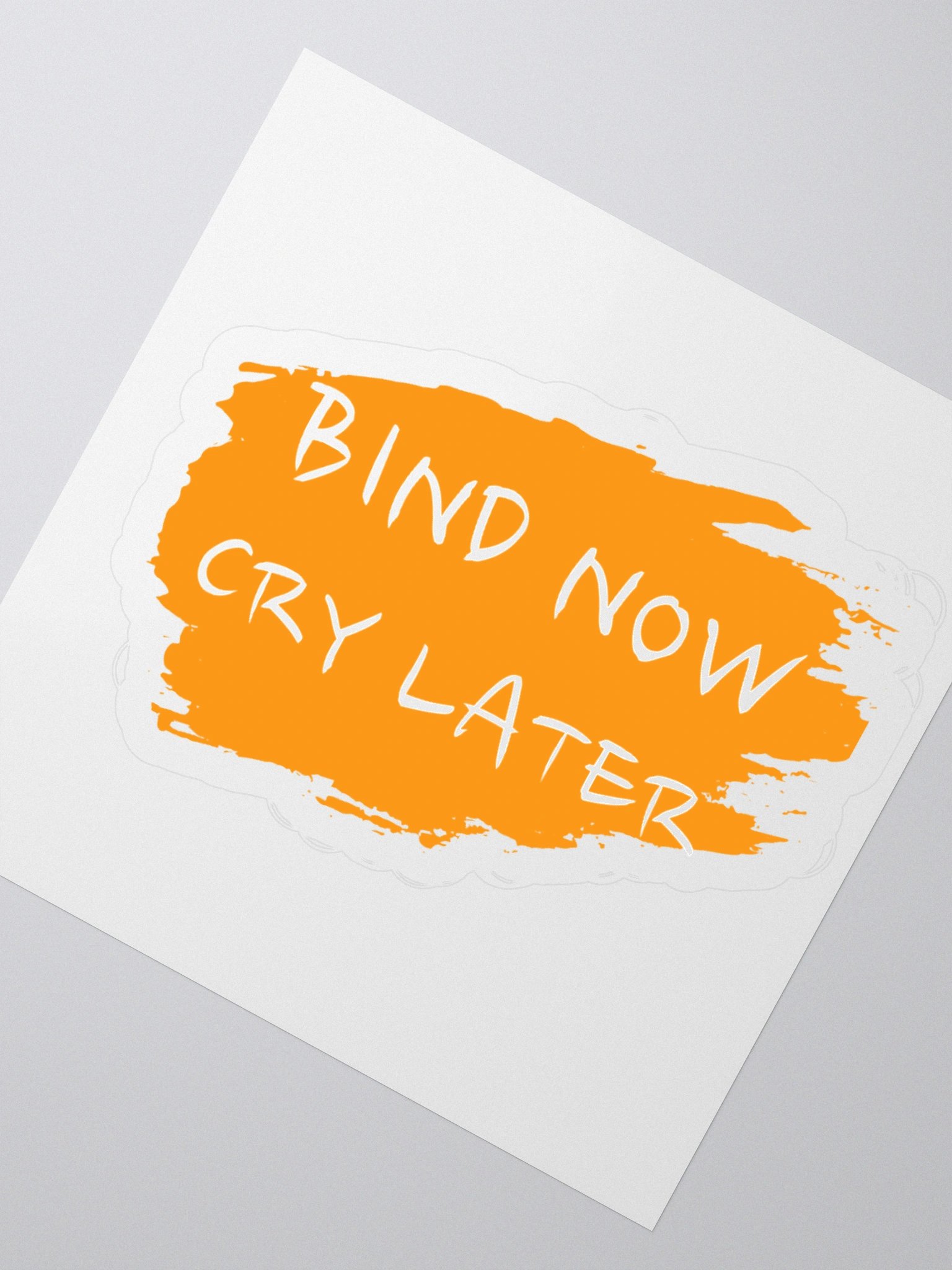 Bind Now Cry Later Sticker product image (4)