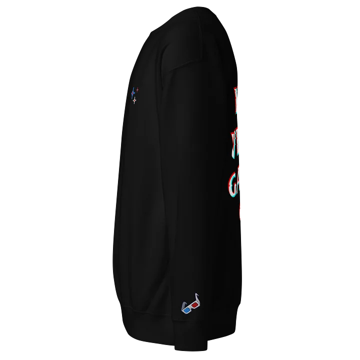 Introverted Gamer Club "anaglyph'd" sweatshirt product image (2)