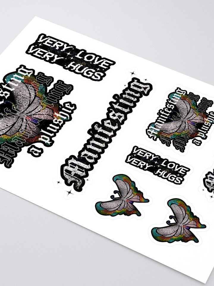 Manifesting a Plushie Sticker Set - Grunge Butterfly Edition product image (2)