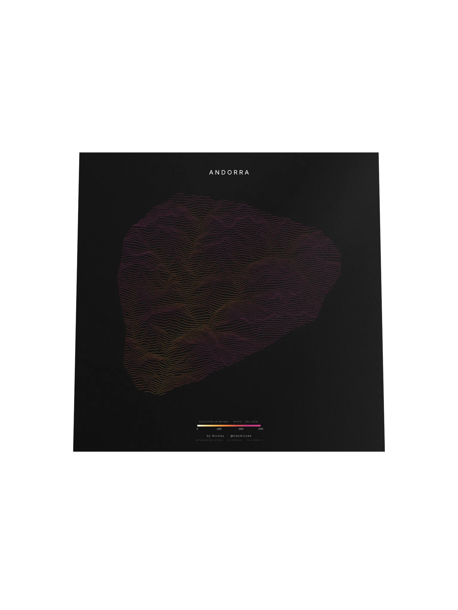 Ridgeline Poster - Andorra product image (4)