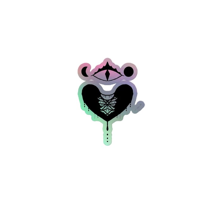 Chaos logo HOLOGRAPHIC STICKER product image (1)
