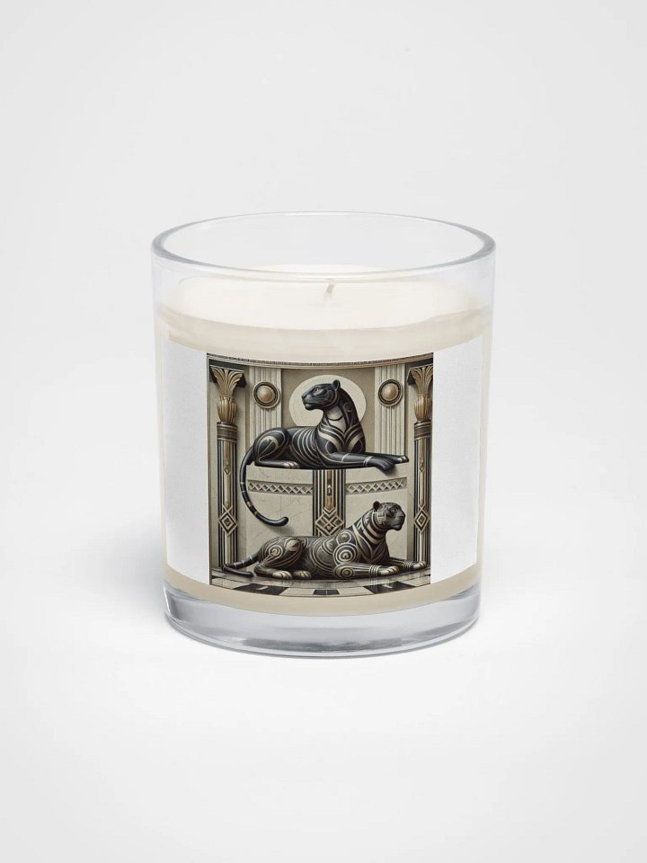 Regal Deco Guardians - Timeless Art Deco Elegance - Soy Wax Candle product image (1)