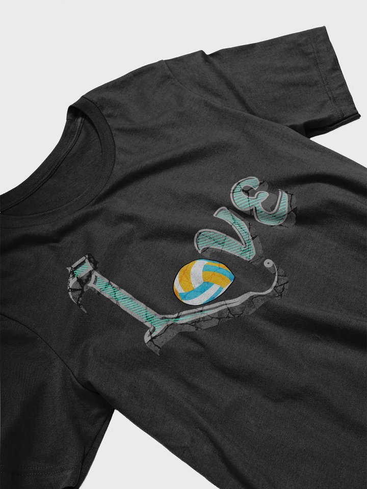Love Volleyball Stylized T-Shirt product image (2)