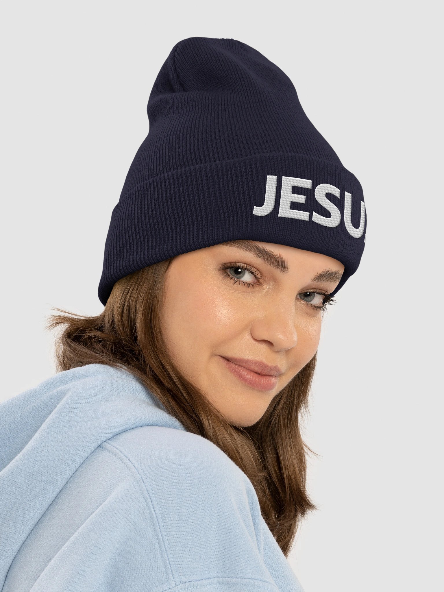 Jesus Signature Cuffed Beanie product image (14)