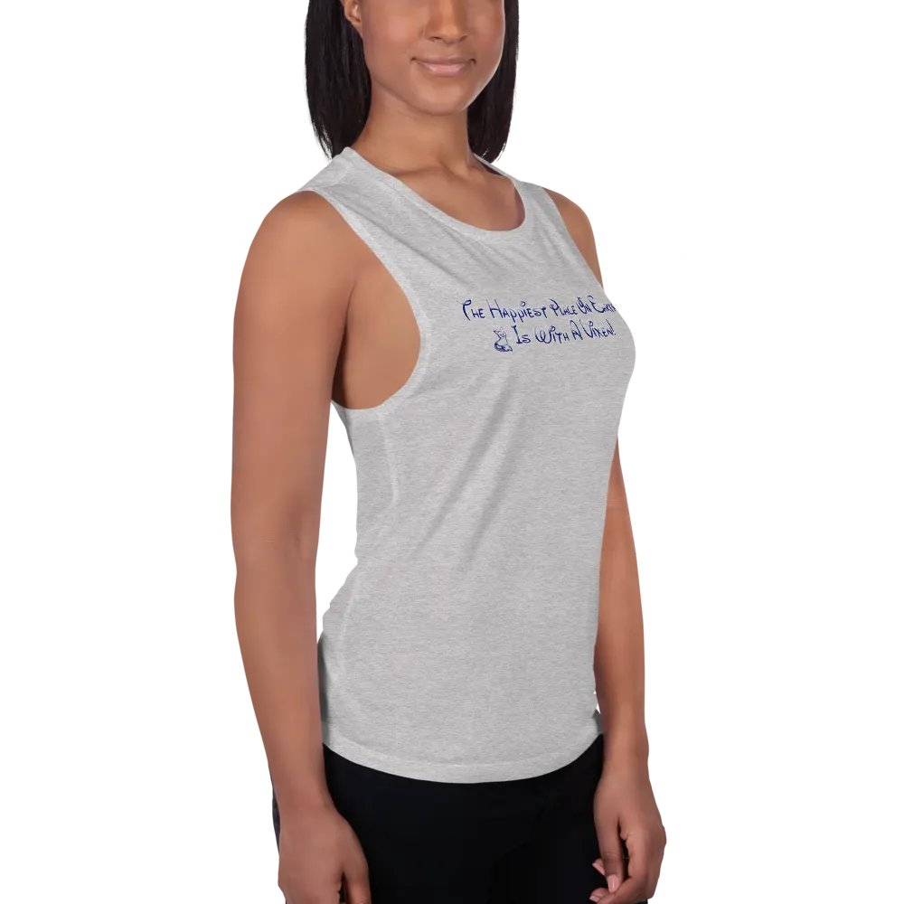 Happiest Place On Earth Is With A Vixen Flowy Tank Top product image (15)