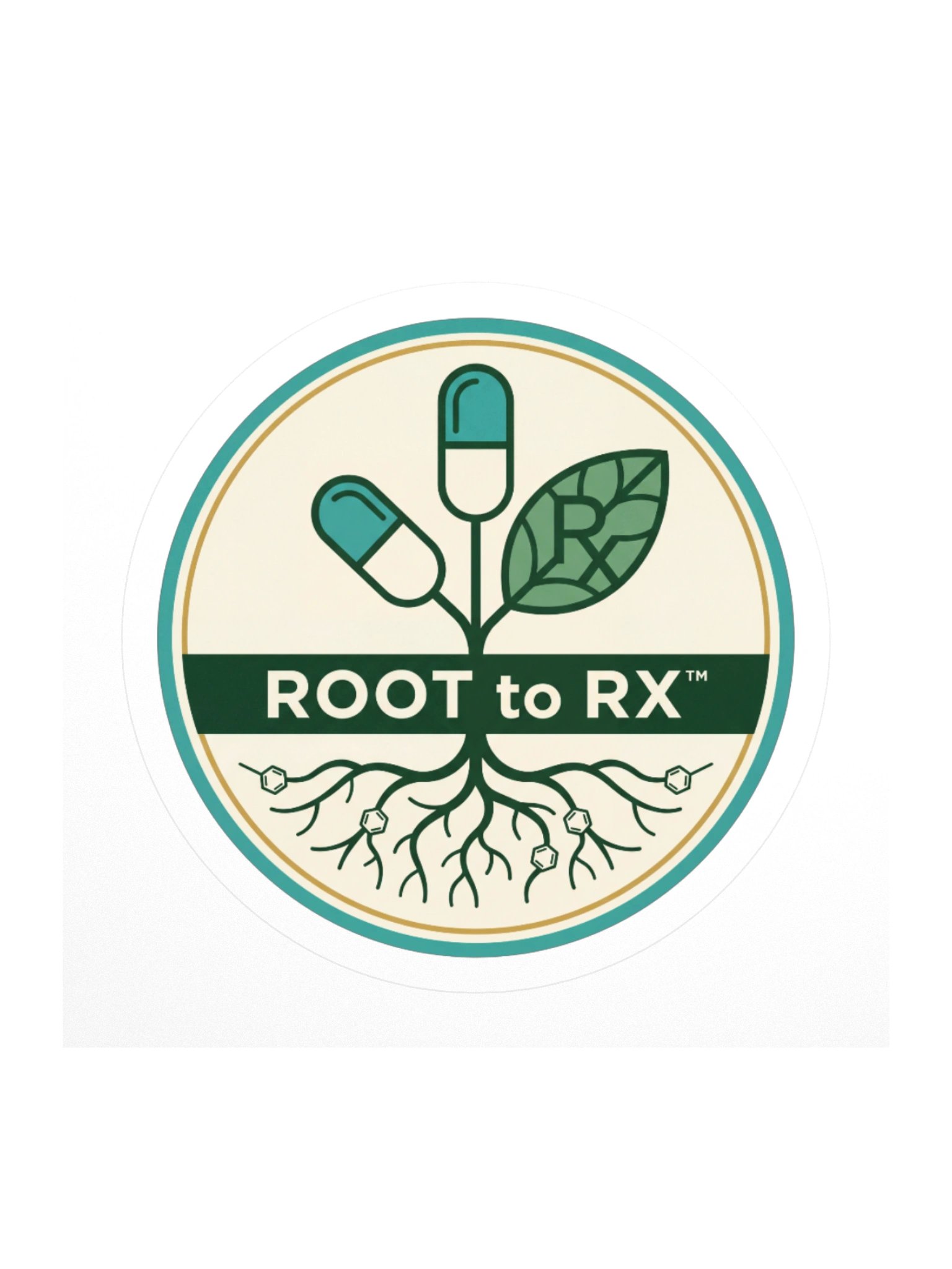 Root to Rx Logo Sticker product image (1)