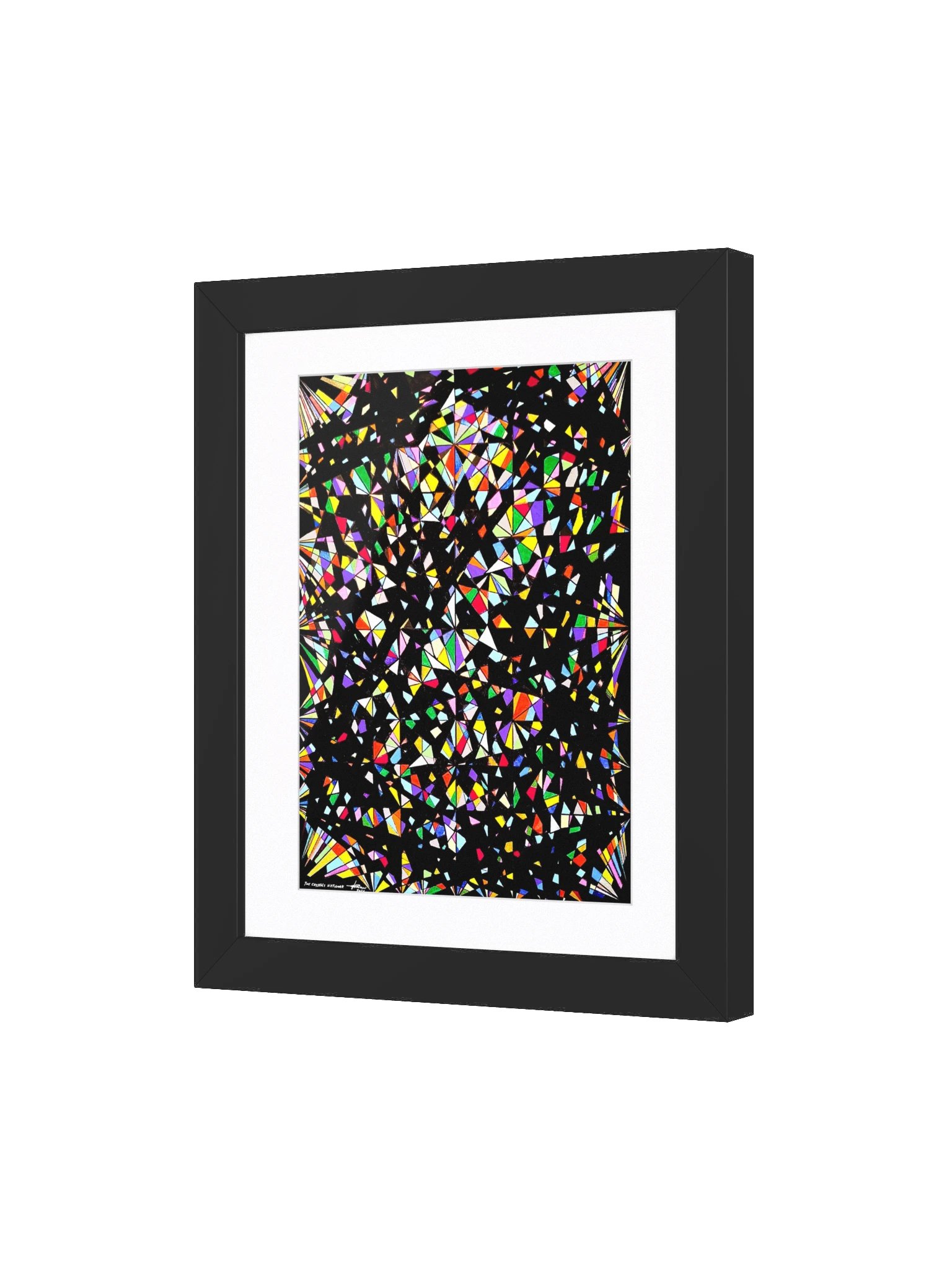 The Crystals Network — Fine Art Print with Frame product image (3)