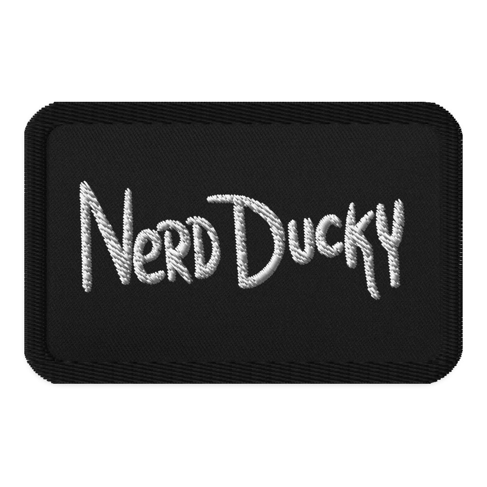 OG Nerd Ducky Logo Patch product image (1)